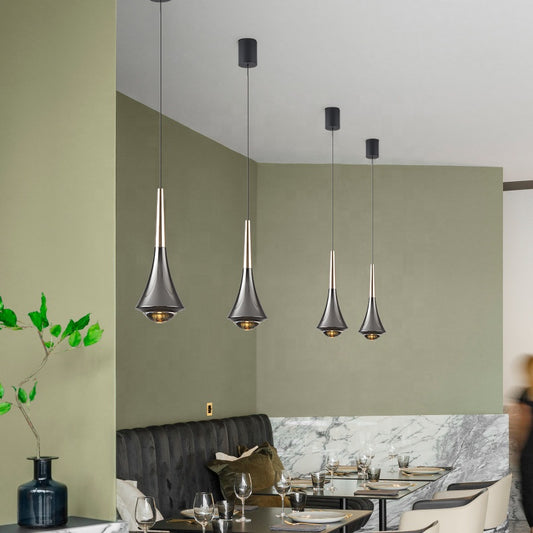 7W Modern Aluminum luxury Decorative Adjustable Kitchen Dining lighting Chandelier LED Pendant Lamp