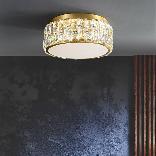 Ceiling Light Modern For Indoor Decor 45W 36W LED Luxury Brass Crystal Ceiling Light