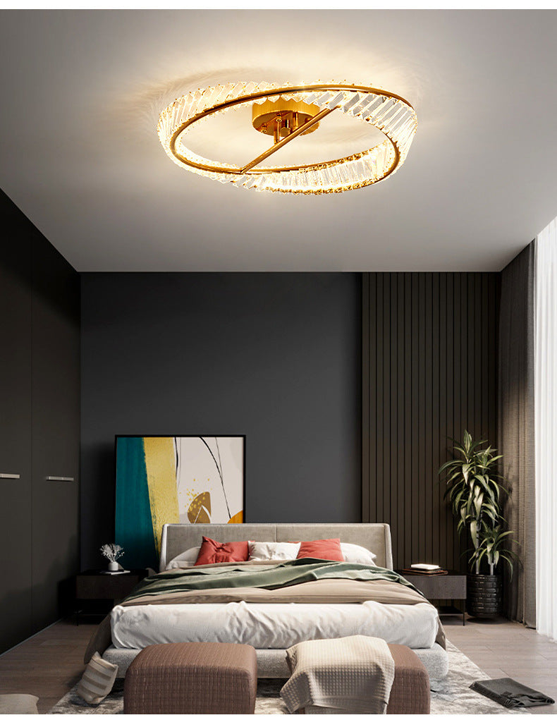 Crystal Led Dimmable Ceiling Lights