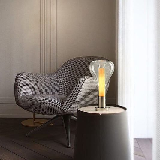 Art Modern Restaurant Luxury Decoration Bar Table Lighting Home Decorative Glass Table Lamp For Hotel